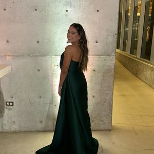 Formal forest green dress